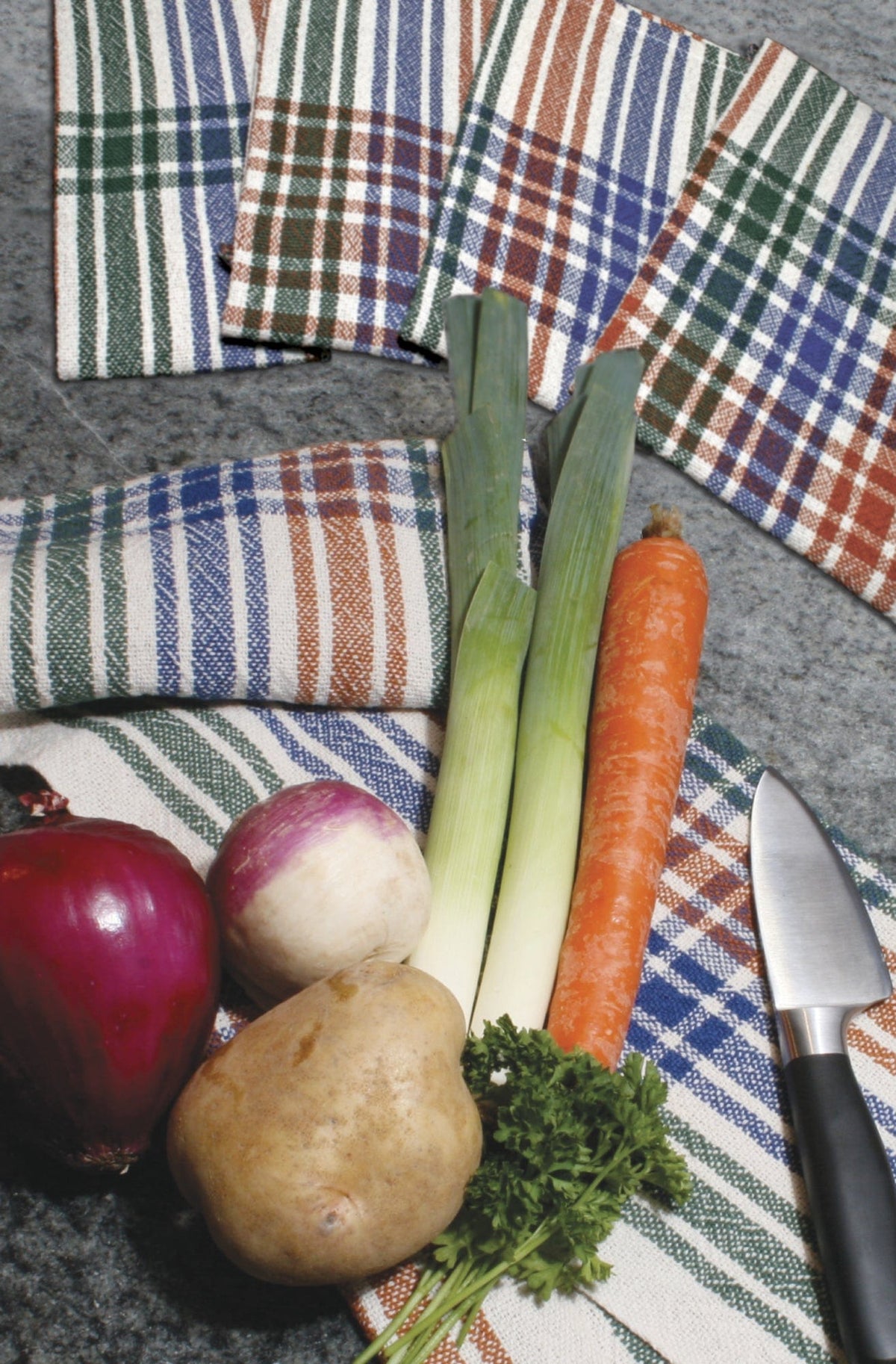 Halcyon Yarn Weaving Kits Rustic Camp & Cottage Towel Kit for 4-shaft & Rigid Heddle